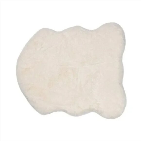 Brentwood Originals, Faux Fur Memory Foam Pet Mat, 35" x 40" Cream - Picture 3 of 4